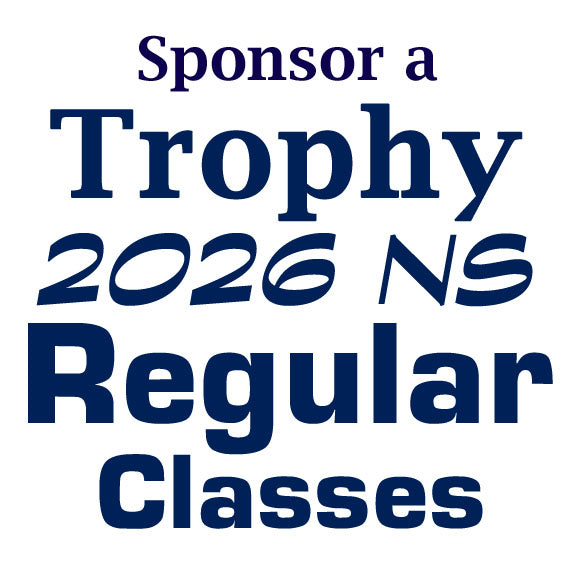2026 National Specialty Sponsor Regular Classes Trophies!