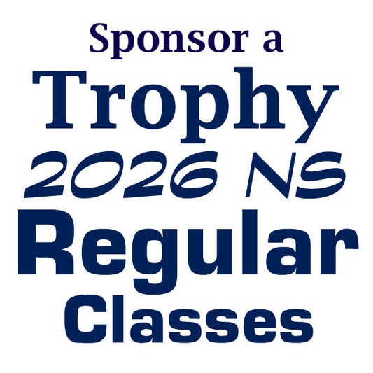 2026 National Specialty Sponsor Regular Classes Trophies!